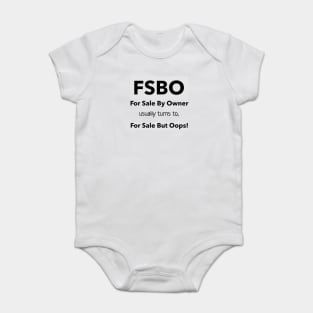 FSBO - For Sale But Oops. Baby Bodysuit